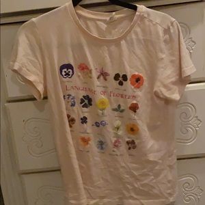 Urban Outfitters language of flowers top size M